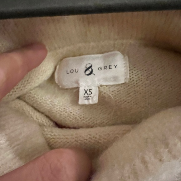 Lou & Grey fuzzy alpaca blend midi skirt XS - Picture 3 of 3